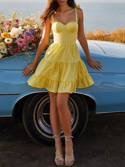 Charming A-Line Sweetheart Sleeveless Lace-Up Back Short Party Homecoming Dress